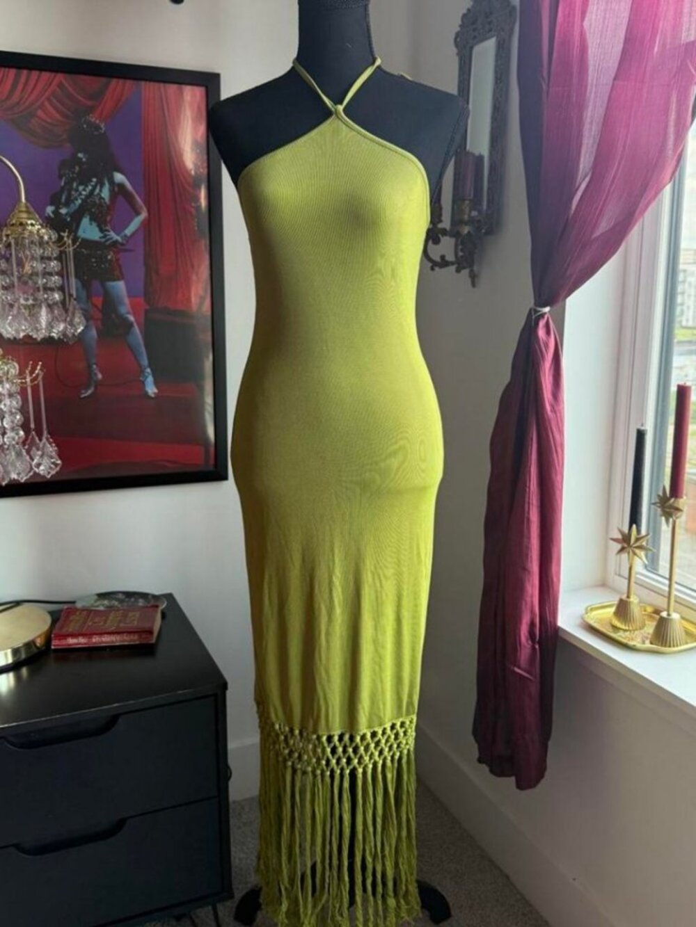 SHEIN Women's Green Dress